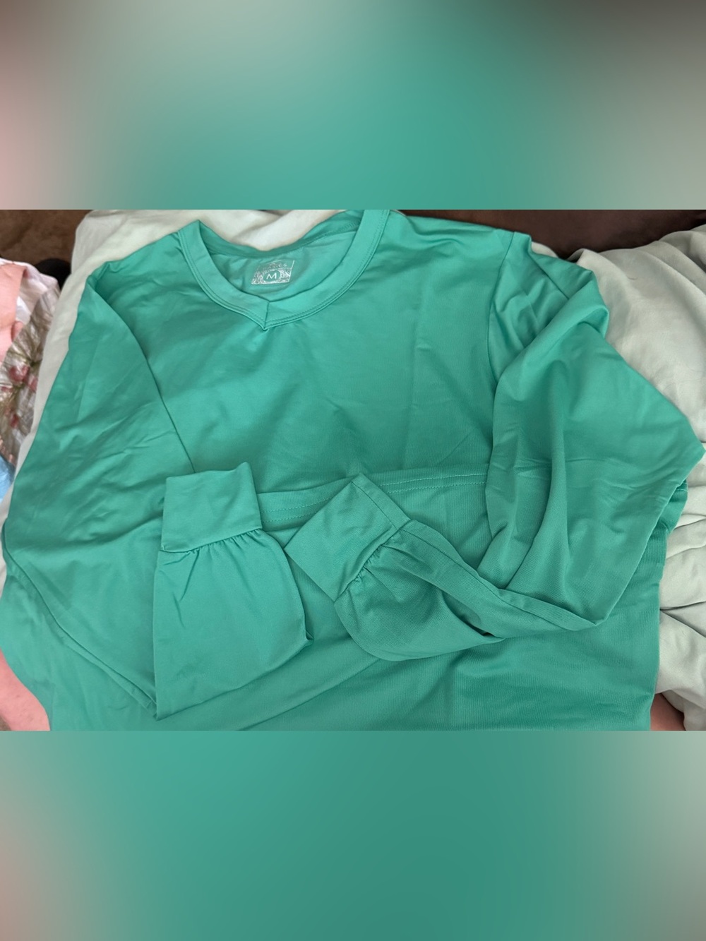 Sexy Basics Mint Green Crewneck Sweatshirt